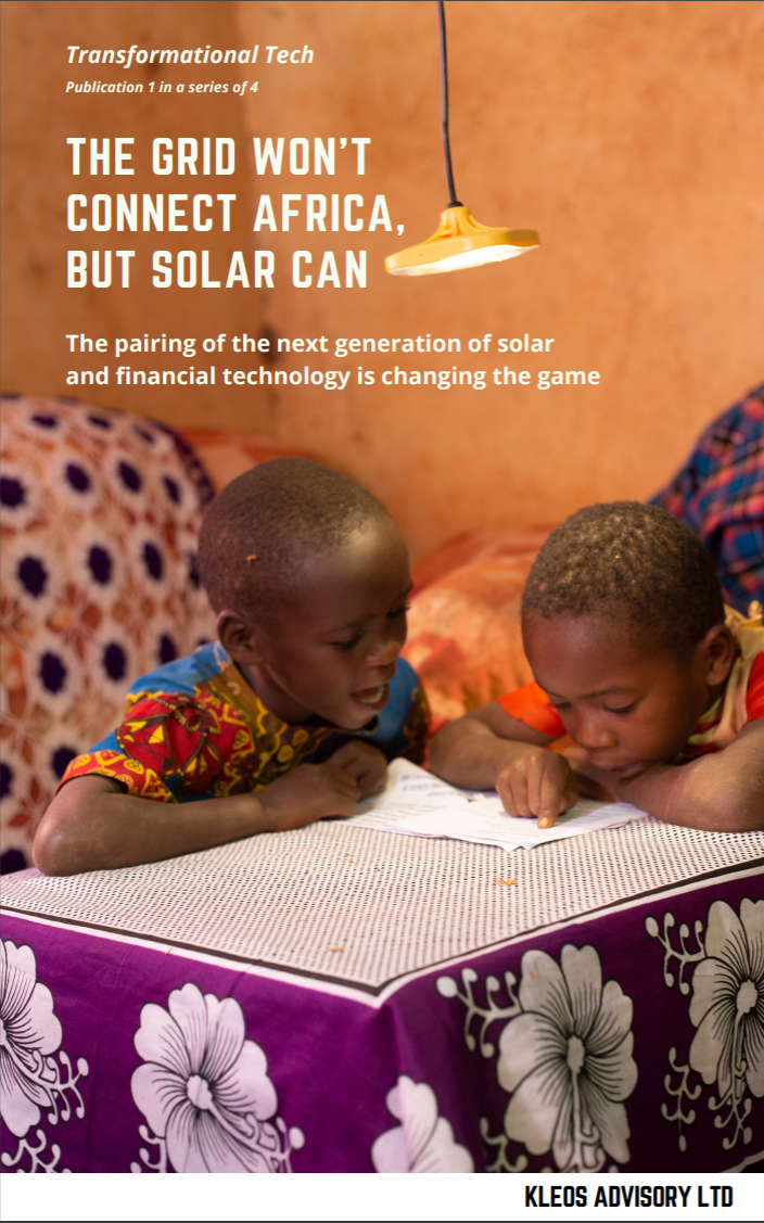 The grid won't connect Africa, but solar can