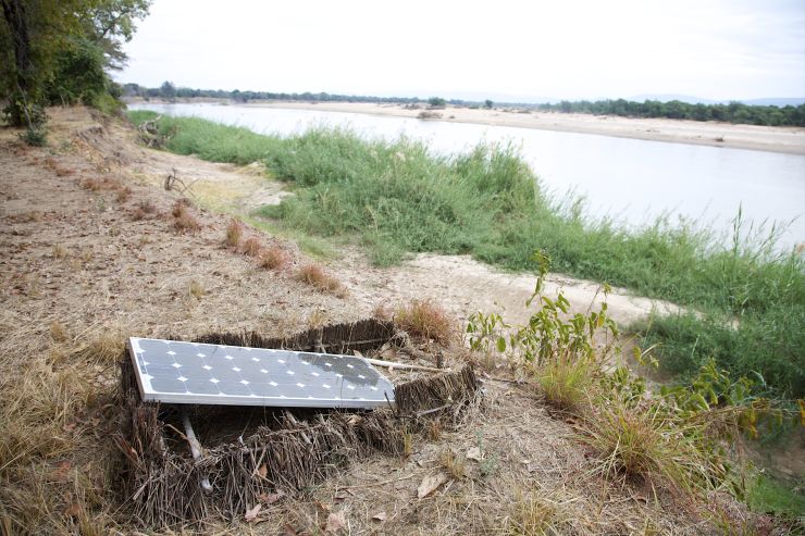 Solar panel in Africa