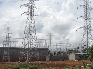 Transmission lines from the Kaleta Hydropower Dam situated on the Konkoure River, approximately 120km from Guinea’s capital Conakry.